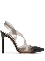 Gianvito Rossi escarpins à empiècements contrastants - Noir