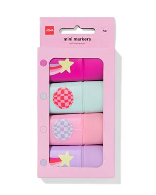 HEMA Mini Markeerstiften - 4 Stuks