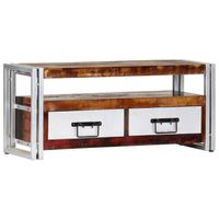 vidaXL Tv-meubel 90x30x40 cm massief gerecycled hout - thumbnail