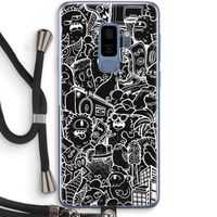 Vexx Black City : Samsung Galaxy S9 Plus Transparant Hoesje met koord