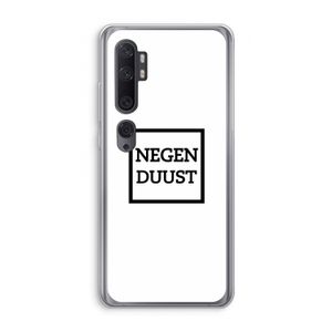 Negenduust vierkant: Xiaomi Mi Note 10 Transparant Hoesje