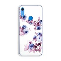 Waterverf bloemen: Huawei Y6s Transparant Hoesje
