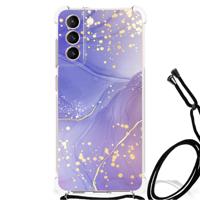 Back Cover voor Samsung Galaxy S21 FE Watercolor Paars