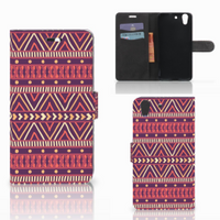 Huawei Y6 II | Honor 5A Telefoon Hoesje Aztec Paars - thumbnail