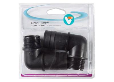 Kniestuk met schroefdraad l-part met screw 32 mm / 1 inch - Velda