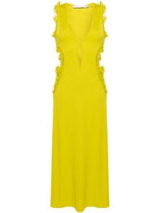 Christopher Esber robe longue Carina - Vert