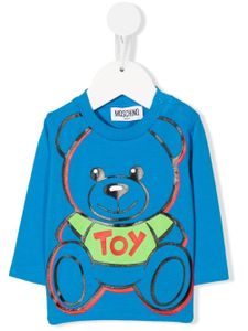 Moschino Kids t-shirt à imprimé Teddy Bear - Bleu