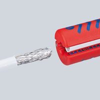 KNIPEX Afstriptang Coax-Kabel 1660100SB kabelstrip- /ontmantelingsgereedschap - thumbnail