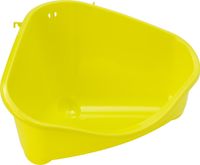 Moderna plastic knaagdier-/kittentoilet met haak yellow - Gebr. de Boon