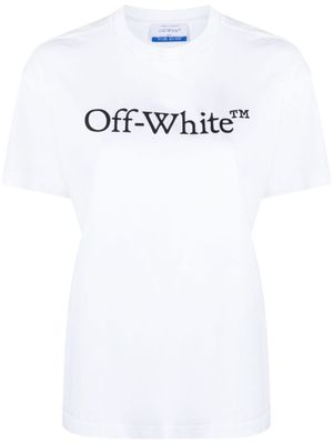Off-White t-shirt Bookish en coton à logo imprimé - Blanc