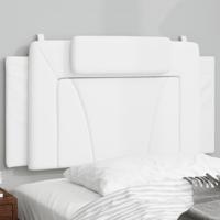 Hoofdbordkussen "Viana" Wit 100 cm Kunstleer
