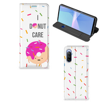 Sony Xperia 10 III Flip Style Cover Donut Roze