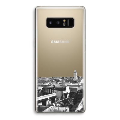 Marrakech Skyline : Samsung Galaxy Note 8 Transparant Hoesje