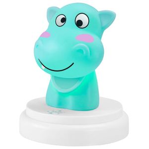 Alecto silly hippo babynachtlamp Vrijstaand Blauw LED