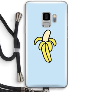 Banana: Samsung Galaxy S9 Transparant Hoesje met koord