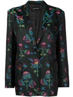 Cynthia Rowley blazer à fleurs en jacquard - Vert