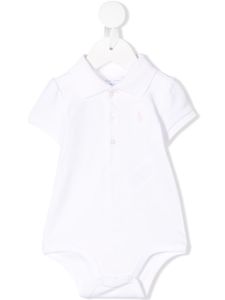 Ralph Lauren Kids body à logo brodé - Blanc