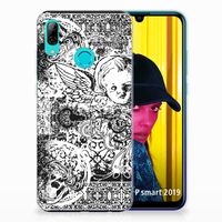 Silicone Back Case Huawei P Smart 2019 Skulls Angel