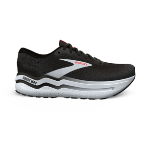 Brooks Ghost Max 2 hardloopschoenen black/white/fiery red heren 44.5