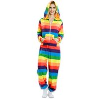 Rainbow jumpsuit met capuchon