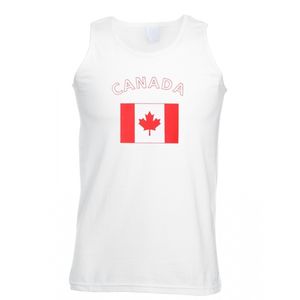 Tanktop met vlag Canada print