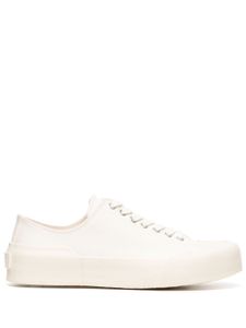 Jil Sander baskets à lacets - Blanc