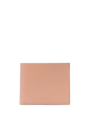 Jil Sander portefeuille pliant en cuir - Tons neutres