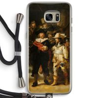 De Nachtwacht: Samsung Galaxy S7 Edge Transparant Hoesje met koord