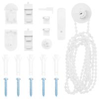 VidaXL 20-delig rolgordijnbeslag 25 mm