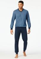 Schiesser Schiesser Heren Pyjama Long blue 181162 54/XL