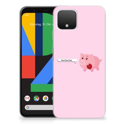 Google Pixel 4 Telefoonhoesje met Naam Pig Mud Google Pixel 4 Telefoonhoesje met Naam Pig Mud