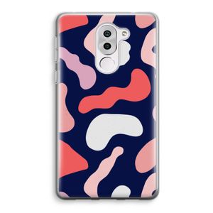 Memphis Shapes Pink: Honor 6X Transparant Hoesje
