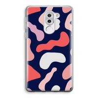 Memphis Shapes Pink: Honor 6X Transparant Hoesje