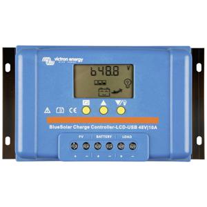 Victron Energy Blue-Solar PWM-LCD&USB Laadregelaar voor zonne-energie PWM 48 V 10 A