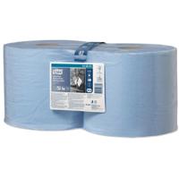Poetspapier tork w2 industrial premium blauw
