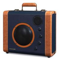 Crosley Soundbomb Portable Speaker System Blauw - Vintage Suitcase LAATSTE STUKS
