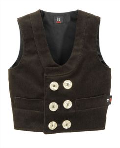 FHB 20116 DAVID Kinder-Zunft-Gilet Fijne Cord