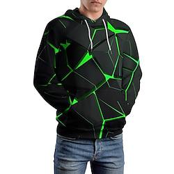 grafische 3d herenmode 3d print hoodie vakantie streetwear hoodies zwart groen capuchon print fleece winter lente herfstdesigner sweatshirt met capuchon Lightinthebox