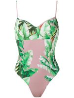 Amir Slama maillot de bain à fleurs - Vert - thumbnail