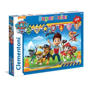 Clementoni legpuzzel Paw Patrol 104 stukjes 48,5 x 33,5 cm