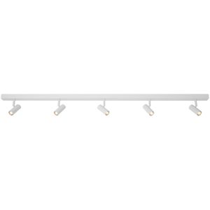 Nordlux Spot Omari 5 lichts balk L 118 cm wit