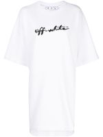 Off-White robe à logo imprimé - Blanc