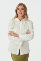 Neo Noir Shirt Caroli Stripe | Dusty Green