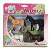 Kids Globe globe paarden, 4st. 1:32 Kids Globe globe paarden, 4st. 1:32