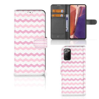 Samsung Galaxy Note 20 | Telefoon Hoesje | Waves Roze