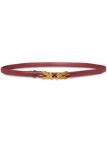 ETRO Pegaso-buckle leather belt - Rose