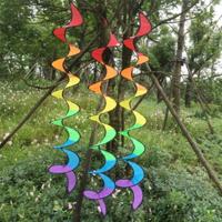 Buiten spiraal Rainbow strip tent ornament