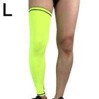 Outdoor basketbal badminton sport knie pad paardrijden Running Gear lange ademende bescherming benen panty maat: L