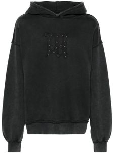 MISBHV hoodie en coton à logo imprimé - Noir