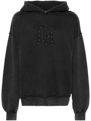 MISBHV hoodie en coton à logo imprimé - Noir